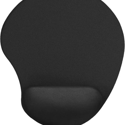 Mouse Pad With Gel Wrist Support For Computer, Laptop And Gaming, Black