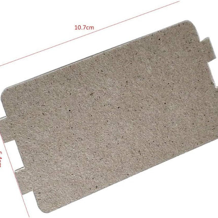 Microwave Waveguide Cover Pre-cut MICA Sheet (10.7x6.4cm) Replacement Part (1 pc)