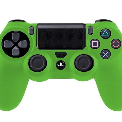 Silicone Rubber Soft Cover Skin For Sony PlayStation 4 PS4 Pro / Slim Game Controller (Green)