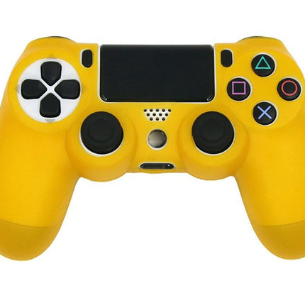 Silicone Rubber Soft Cover Skin For Sony PlayStation 4 PS4 Pro / Slim Game Controller (Yellow)