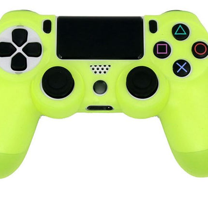 Silicone Rubber Soft Cover Skin For Sony PlayStation 4 PS4 Pro / Slim Game Controller (Neon Green)