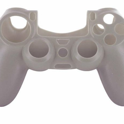 Silicone Rubber Soft Cover Skin For Sony PlayStation 4 PS4 Pro / Slim Game Controller (Grey)