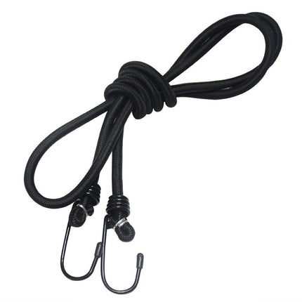 Elastic Bungee Cord with Durable Metal Hooks, Versatile Luggage Strap for Trolley, Camping, Biking, and More