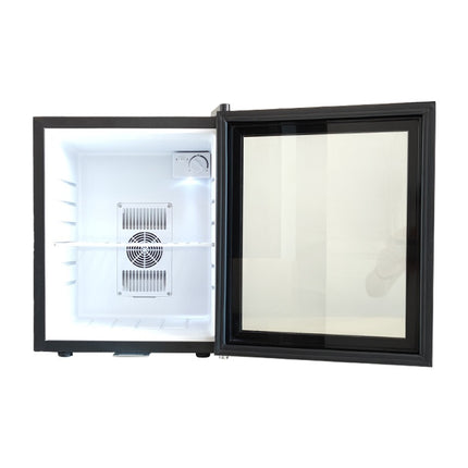 30L Glass Door Hotel Mini Fridge Electronic 70W Refrigerator with Lock