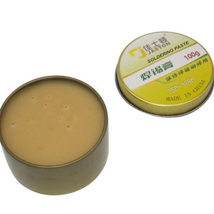 JASTON JSD-3180 Soldering Paste 100g, No-Clean Lead-Free for PCB, Mobile Phone Repair, and BGA Welding