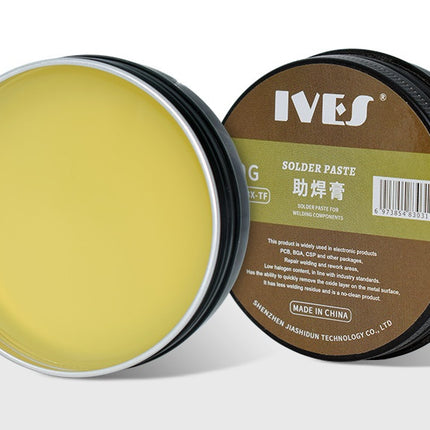 IVES 223X-TF Lead-Free BGA Ball Mounting Flux Paste 50g for Mobile Phone Repair, Chip Planting, and Electronic Component Soldering