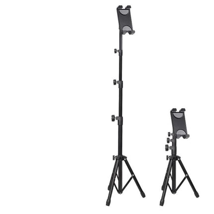 iPad Tablet Holder Tripod Stand For 5-12.9 inch Tablets, Height Adjustable, Foldable Floor Standing Tablet Bracket for Apple iPad, Samsung and Others