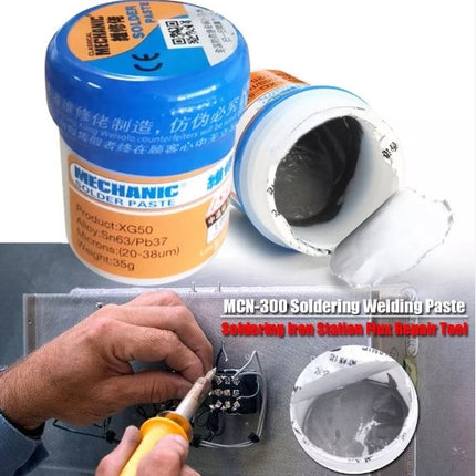 Mechanic 35g Lead Solder Paste XG50, Sn63/Pb37 3-Microns for SMT Electronics Repair