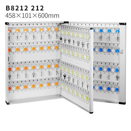 Glosen 212 Key's Storage Cabinet with Lock, Wall Mounted Key Safe Box (B8212,  212 bits Key's Capacity)