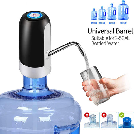 Water Bottle Pump 5 Gallon Water bottle dispenser USB Charging