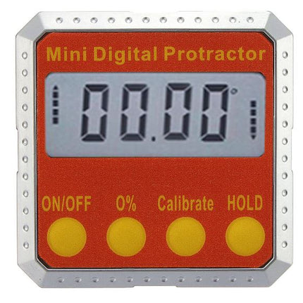 Mini Digital Protractor, Electronic Inclinometer, Angle Ruler Level Tool, Bevel Box Angle Finder Gauge, 2 Side Magnetic Base