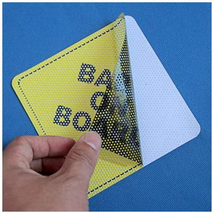 Baby On Board See Through Sticker Sign for Car Rear Window, One Way Vision Dotted Vinyl