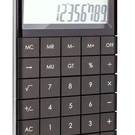 Deli Electronic Calculator 12 Digits Large Display with Back Button Dual Power Exotic Design For Home and Office Model 1589P
