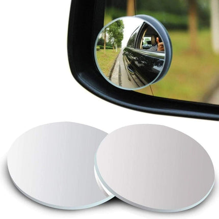 Blind Spot Mirror Round HD Glass Frameless Convex Rear View Mirror Pack of 2