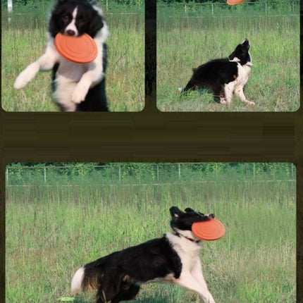 Pets Dog Frisbee Flying Disc Toy for Training, Outdoor Playing Game, Suitable for Pet Dogs (17.8cm Diameter)