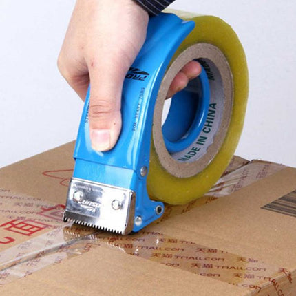 4.5cm Transparent Packing Tape with Metal Tape Dispenser Cutter
