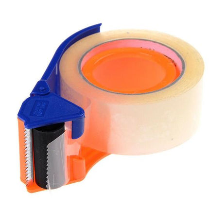 4.5cm Transparent Packing Tape with Plastic Tape Dispenser Cutter For Packaging