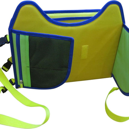Kids Car Seat Travel Tray Backseat Organizer Toddler Folding Travel Activity Lap Tray Bag Tablet Holder