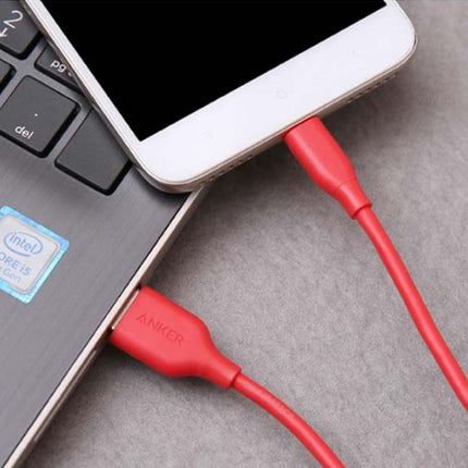 ANKER PowerLine Lightning Cable A8111, Fastest & Most Durable 3ft / 0.9m Charge & Sync Cable for Apple iPhone & Tablets