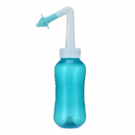 300ml Nasal Wash Blunt Water Irrigator for Nose Wash Saline Pot Bottle, Green