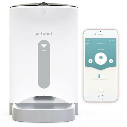 Petwant F1-WiFi Smart Automatic Pet Feeder for Cat Dog Food 4.3L Large Capacity
