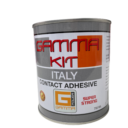 750ml Super Strong Contact Adhesive, GAMMA KIT For Carpets Foam Wood & Plastic Laminates