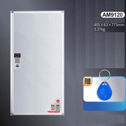 Glosen Digital 120 Key's Storage Cabinet, Key Safe Box with Electronic Combination Lock & RFID Tag, Wall Mounted AM9120