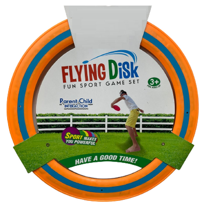 Outdoor Flying Disc Ring Toy, Frisbee Fun for Kids & Adults, Family Interaction Game for Ages 3+