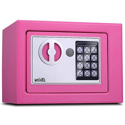 Rubik Mini Electronic Digital Safe Box (17x23x17cm) Pink