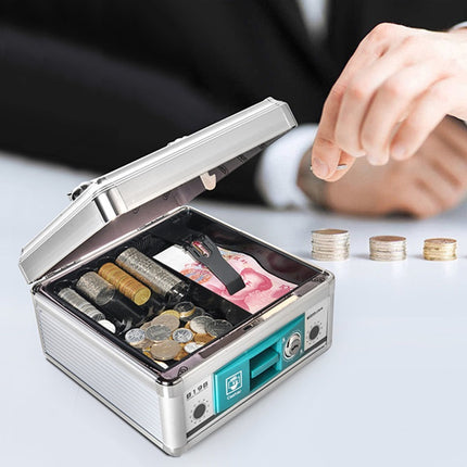 Glosen Cash Box with Key Lock, Portable Cash Register Model B198