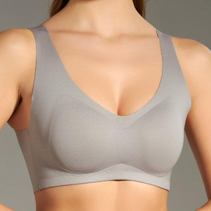 Seamless Padded Push Up Bra V Shape for Women, No Wire, Wide Strap, Perfect for Daily Wear, Sports, and Yoga