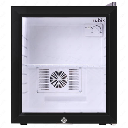 Rubik Hotel Mini Bar Fridge 40L, Glass Door Refrigerator CW-40CA