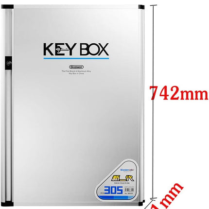 Glosen 305 Key's Storage Cabinet with Lock, Wall Mounted Key Safe Box (B8305,  305 bits Key's Capacity)